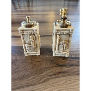 ACCIAIO TEMPERATO ITALY SALT PEPPER GRINDER SHAKERS Vintage